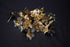 Pure Silver Shiny Golden Flowers 6.13g Pack Of 3